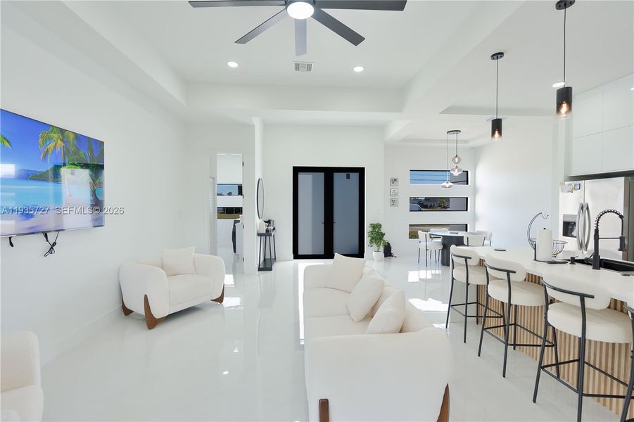 Furnished interior view inside a new home in , Cape Coral (Image 7).