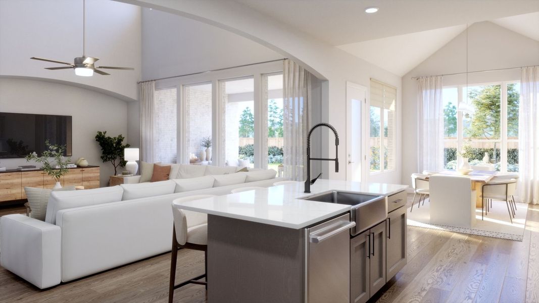 Representative furnished interior of a home built from the Marshall by Olivia Clarke Homes in Chatham Reserve, Providence Village (Image 8). Representative furnished interior of a home built from the Marshall by Olivia Clarke Homes in Chatham Reserve, Providence Village (Image 8).