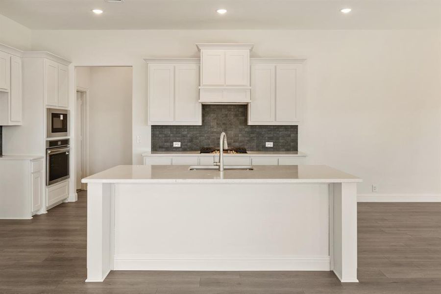 Furnished interior view inside a new home in East Oak Creek 60-65, Commerce (Image 15).