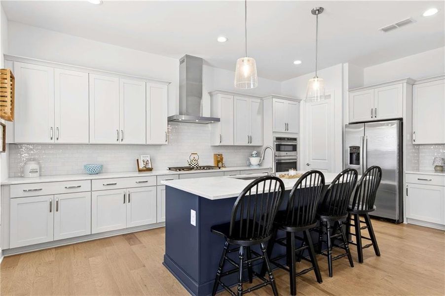 Furnished interior view inside a new home in East Harbor II at Chestatee, Dawsonville (Image 6).