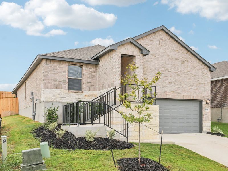 Front elevation B of a Callaghan in a Meritage Homes community.