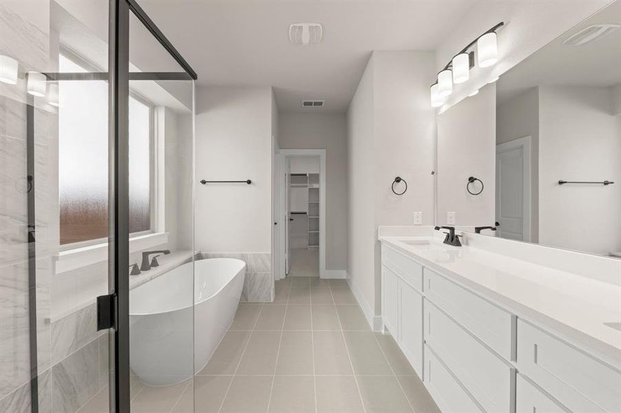 Furnished interior view inside a new home in Solterra, Mesquite (Image 12).