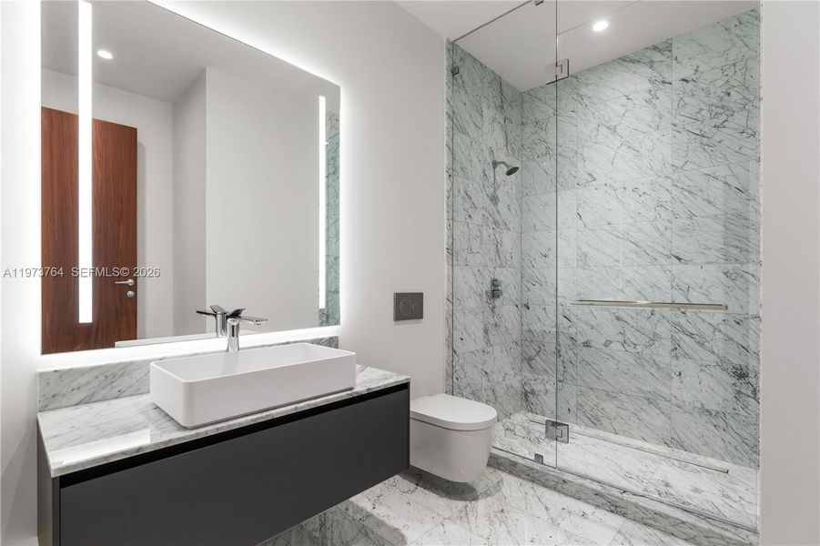 Furnished interior view inside a new home in , Miami (Image 7).