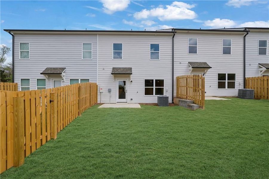 Exterior details and patio area of a home in , Ball Ground (Image 21).