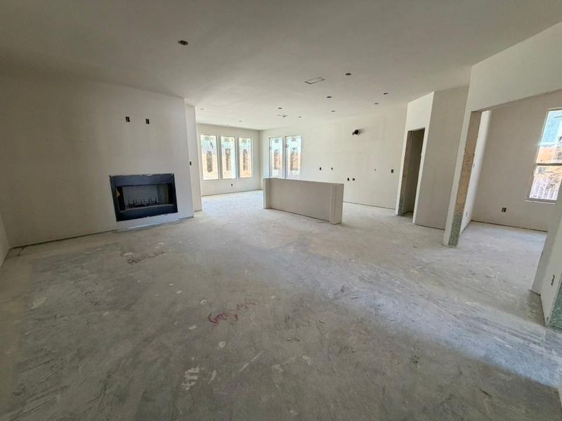 In-progress construction of a new home in Waterford Park, Weatherford, TX (Image 4).