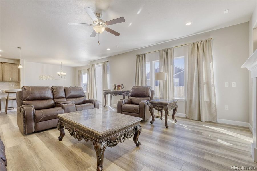 Furnished interior view inside a new home in , Colorado Springs (Image 12).