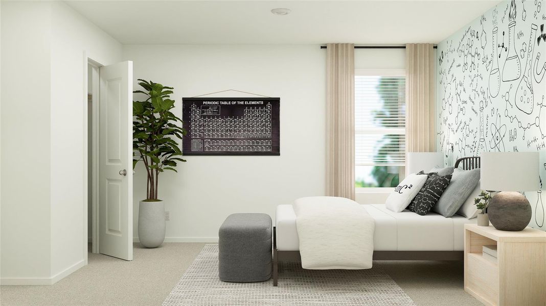 Furnished interior view inside a new home in Firefly Pointe, Hutto (Image 4).