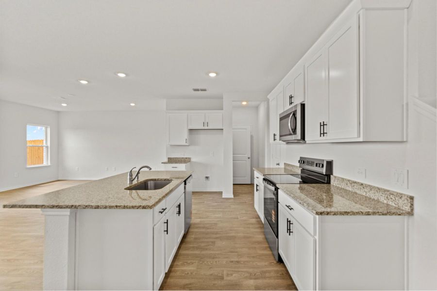 Furnished interior view inside a new home in Palomino, Manor (Image 6).