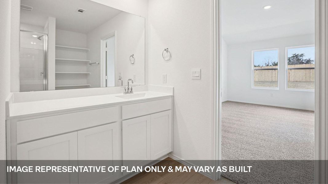 Furnished interior view inside a new home in Carillon, Manor (Image 9).