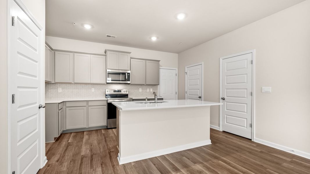 Furnished interior view inside a new home in Echo Glen, Stockbridge (Image 4).