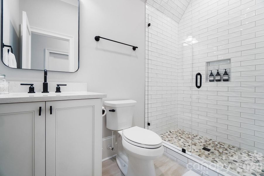 Furnished interior view inside a new home in , Weddington (Image 32).