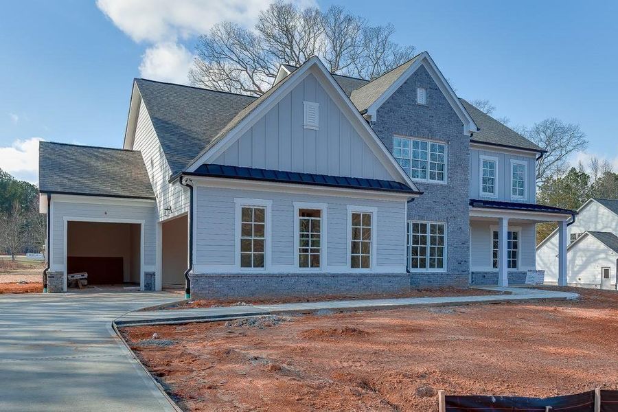 In-progress construction of a new home in , Cumming, GA (Image 25).