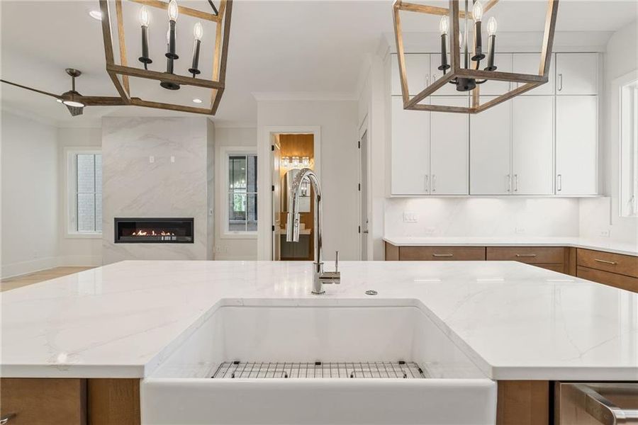 Furnished interior view inside a new home in , Alpharetta (Image 17).