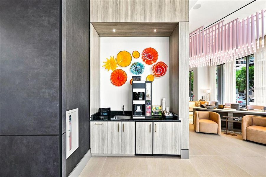 Furnished interior view inside a new home in , St. Petersburg (Image 63).