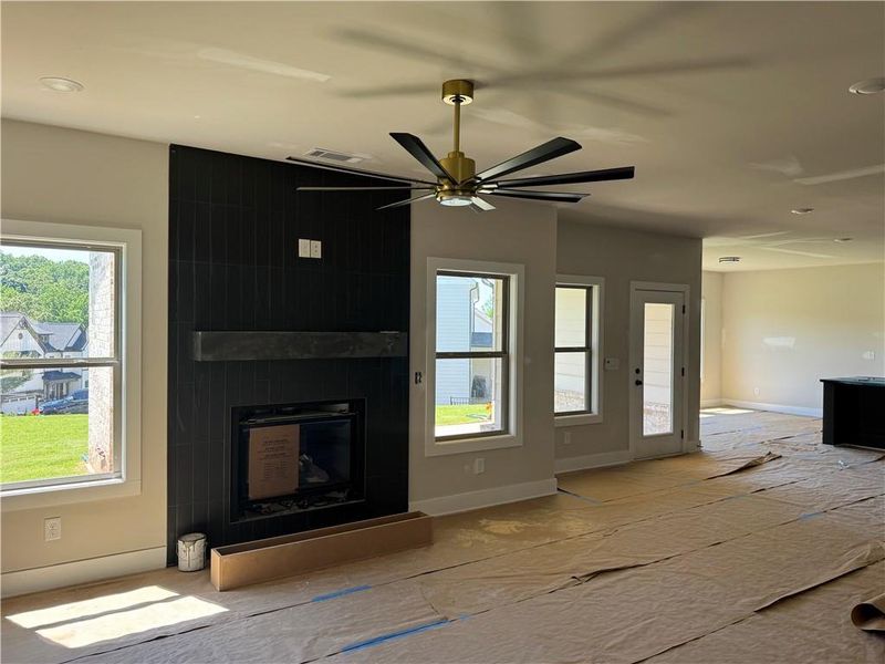 In-progress construction of a new home in , Jefferson, GA (Image 32).