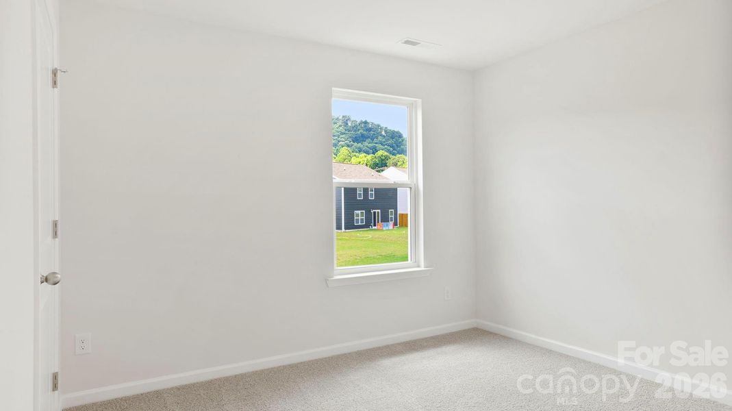 Spacious, unfurnished interior of a new home in Wildbrook Village, Waynesville (Image 23). Spacious, unfurnished interior of a new home in Wildbrook Village, Waynesville (Image 23).