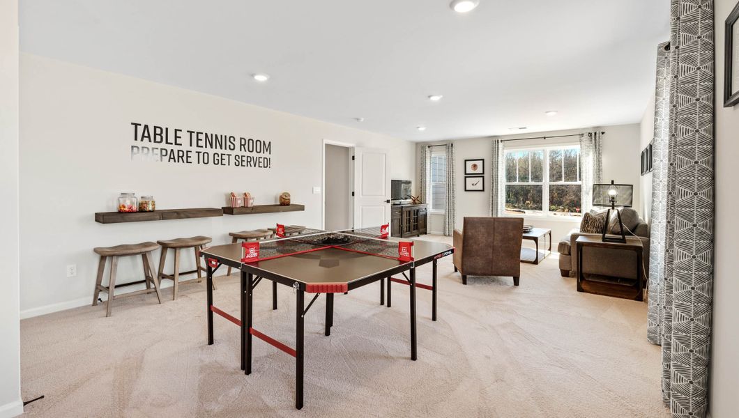 Representative furnished interior of a home built from the Graymount by D.R. Horton in Hunters Creek, Greenwood (Image 29).