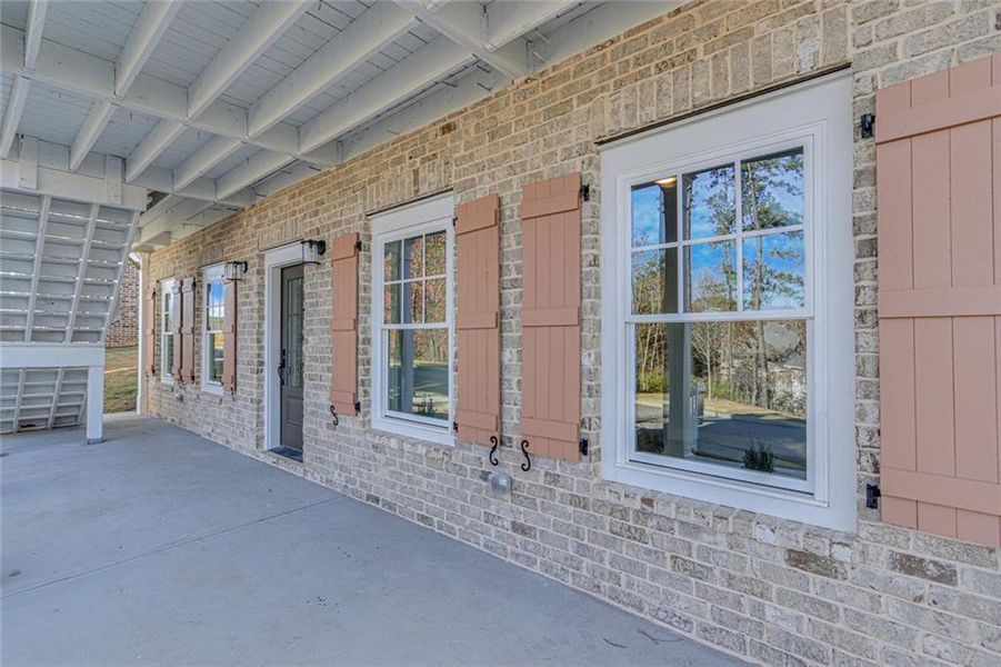 Exterior details and patio area of a home in , Dacula (Image 25).