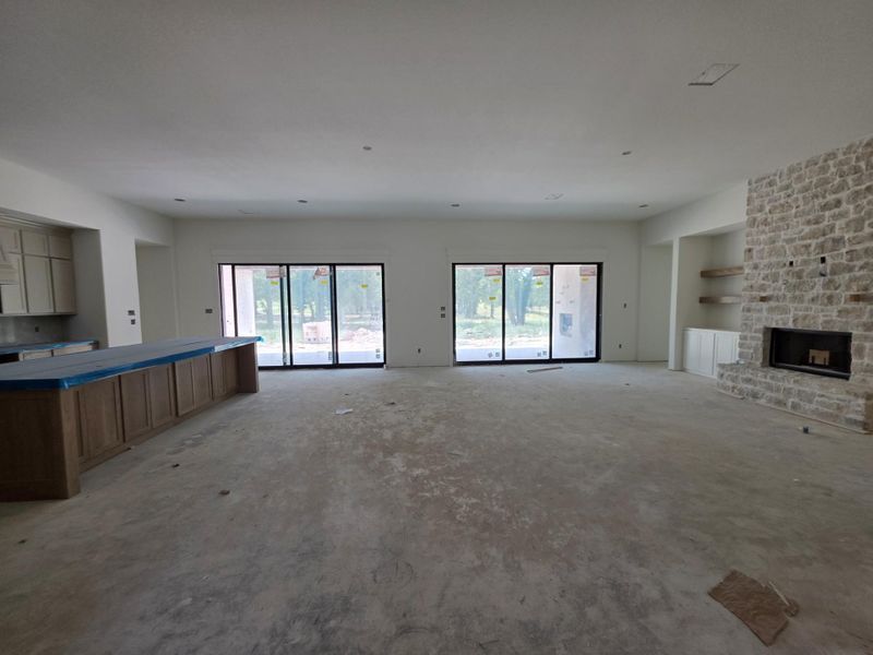 In-progress construction of a new home in Santana Ridge - Brock ISD, Weatherford, TX (Image 5).