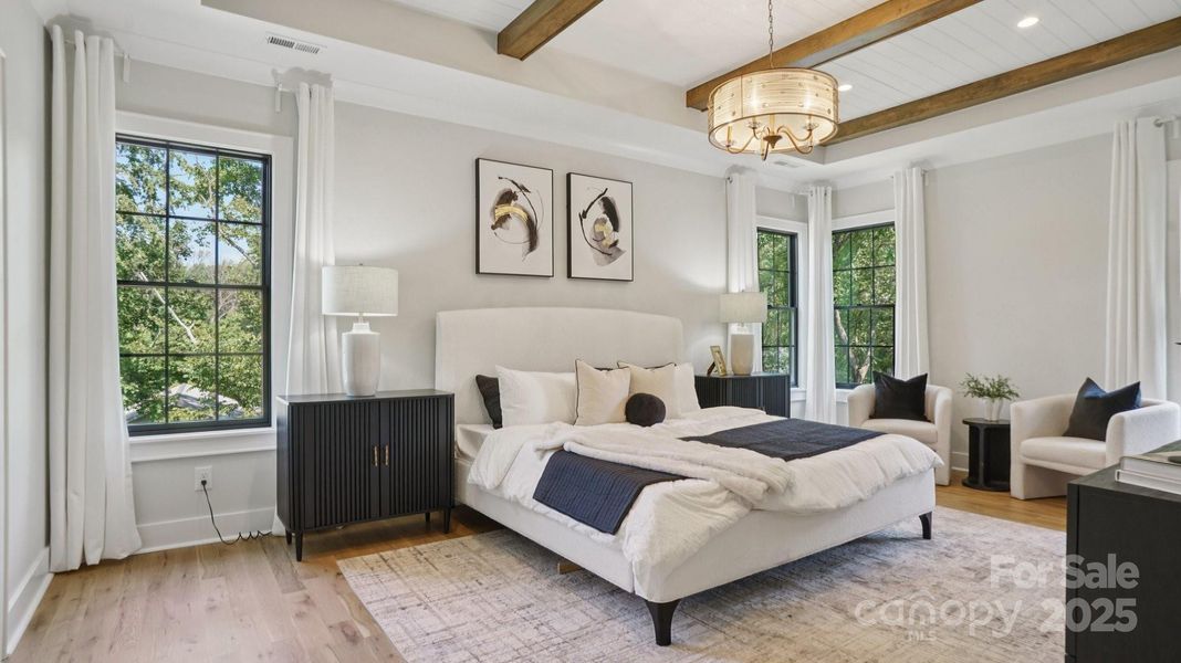 Furnished interior view inside a new home in , Charlotte (Image 6).