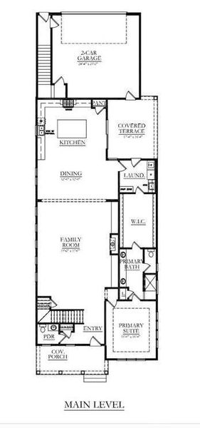 2D floor plan layout of this home in , Davidson, NC (Image 3).