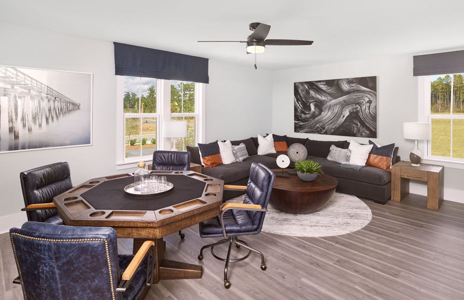 Representative furnished interior of a home built from the Primrose by Pulte Homes in Point Hope, Charleston (Image 17). Representative furnished interior of a home built from the Primrose by Pulte Homes in Point Hope, Charleston (Image 17).