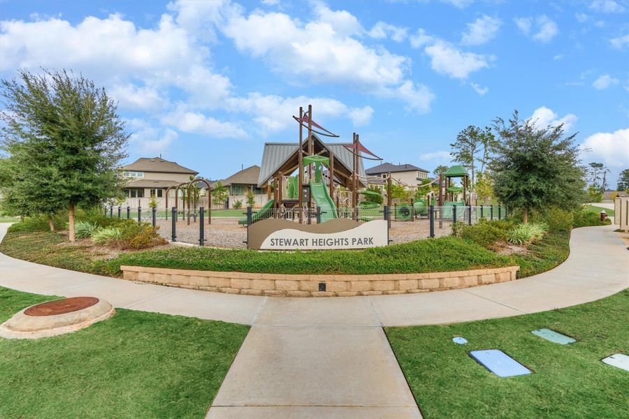 Park at the end of the street