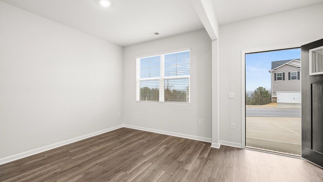 Spacious, unfurnished interior of a new home in Estates at Deer Hollow, Grovetown (Image 14). Spacious, unfurnished interior of a new home in Estates at Deer Hollow, Grovetown (Image 14).