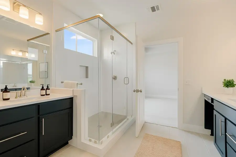 *Virtually Staged Primary Bath*