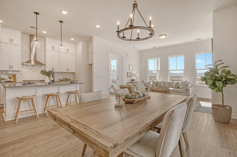 Furnished interior view inside a new home in , Summerville (Image 11).