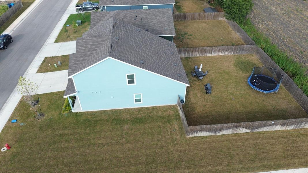 Aerial view of property and surrounding area