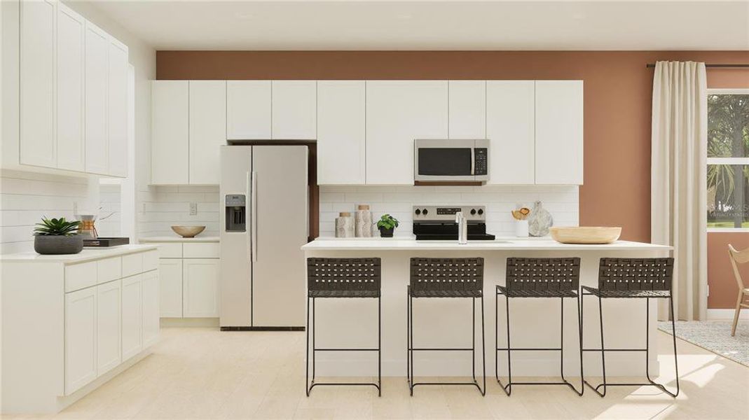 Furnished interior view inside a new home in Bridgewalk: Executive Collection, St. Cloud (Image 18).