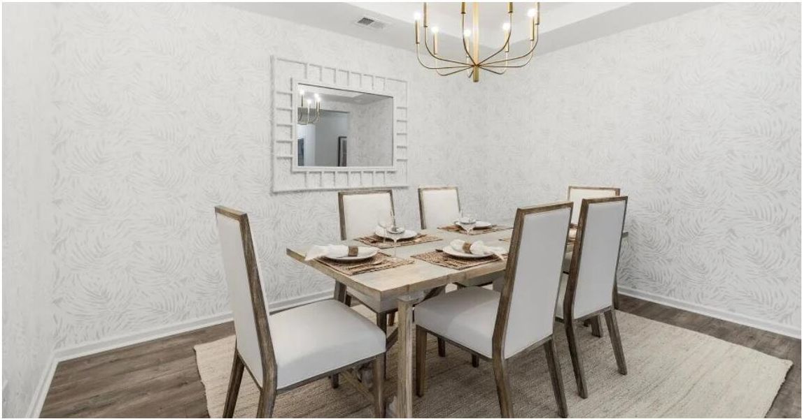 Furnished interior view inside a new home in , Summerville (Image 9). Furnished interior view inside a new home in , Summerville (Image 9).