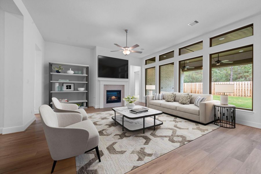 Furnished interior view inside a new home in COLTON, Montgomery (Image 6).