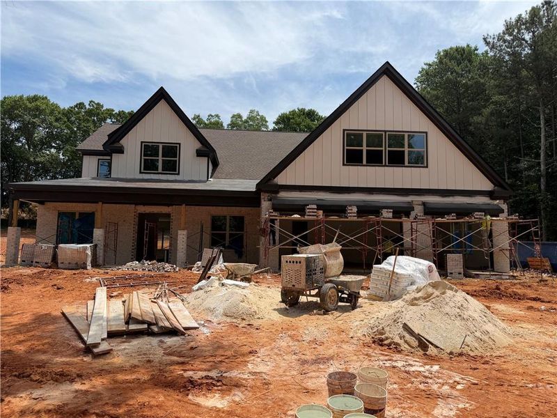 In-progress construction of a new home in , Buford, GA (Image 13). In-progress construction of a new home in , Buford, GA (Image 13).