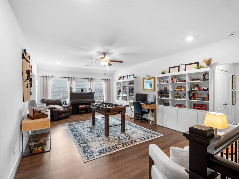 Furnished interior view inside a new home in , Spring (Image 42).