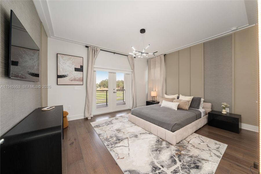 Furnished interior view inside a new home in , Davenport (Image 18).