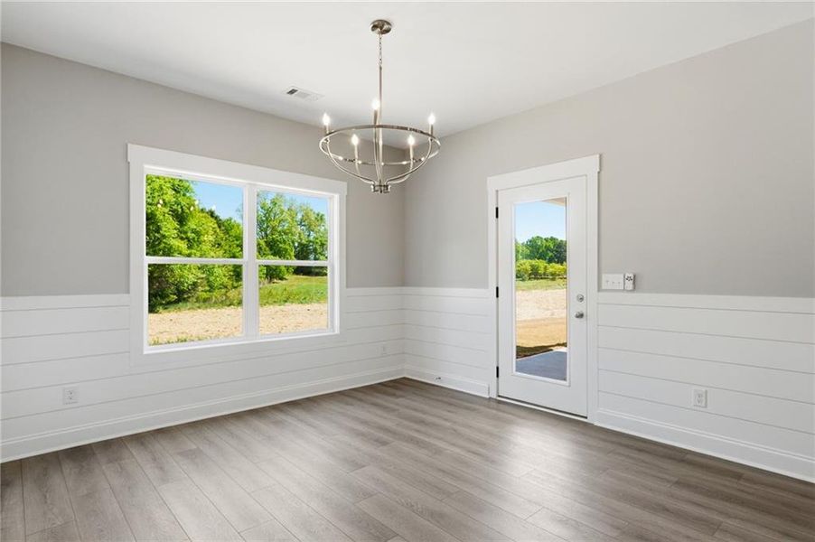 Spacious, unfurnished interior of a new home in , Monroe (Image 34).