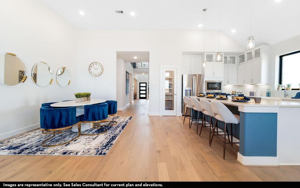 Furnished interior view inside a new home in River Ranch Meadows, Dayton (Image 12).