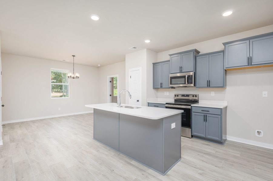 Representative furnished interior of a home built from the Rosewood by Nason Homes in Woodland Farms, Dickson (Image 4).