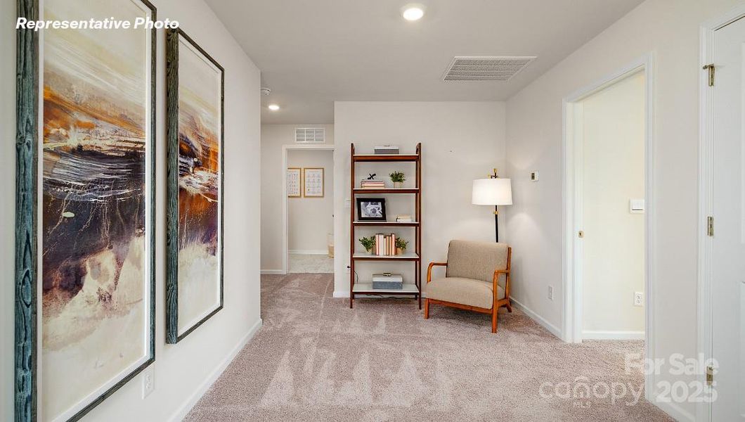 Furnished interior view inside a new home in Fergus Crossing, York (Image 4).