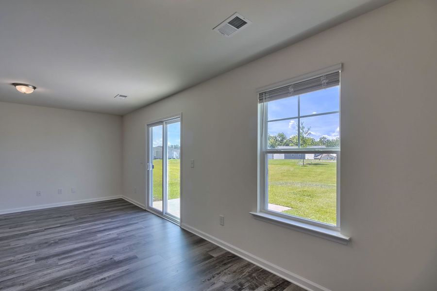 Representative unfurnished interior of a home built from the Kelsey by Great Southern Homes in Champions Village at Cherry Hill, Pendleton (Image 14). Representative unfurnished interior of a home built from the Kelsey by Great Southern Homes in Champions Village at Cherry Hill, Pendleton (Image 14).