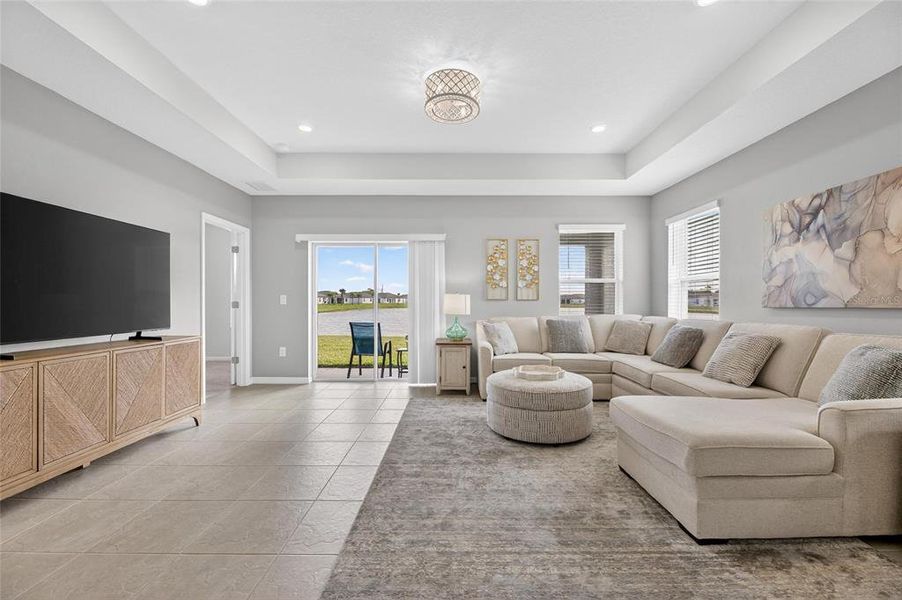 Furnished interior view inside a new home in Summerwoods, Parrish (Image 36).
