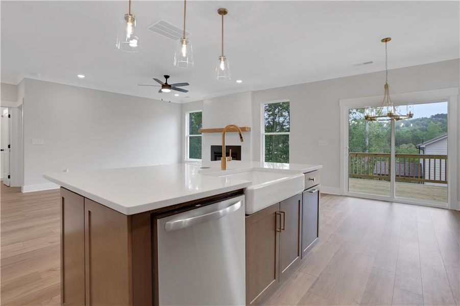 Furnished interior view inside a new home in Marble Tree, Ball Ground (Image 8).