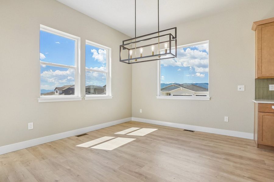 Spacious, unfurnished interior of a new home in Jackson Creek North, Monument (Image 42).