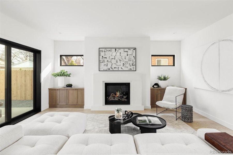 Furnished interior view inside a new home in , Denver (Image 7). Furnished interior view inside a new home in , Denver (Image 7).