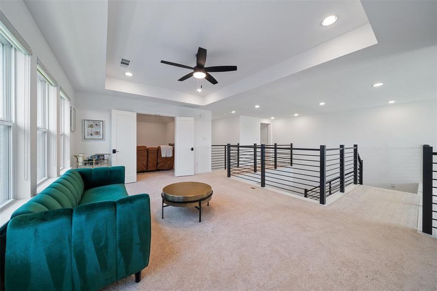 Furnished interior view inside a new home in North Sky, Celina (Image 31). Furnished interior view inside a new home in North Sky, Celina (Image 31).