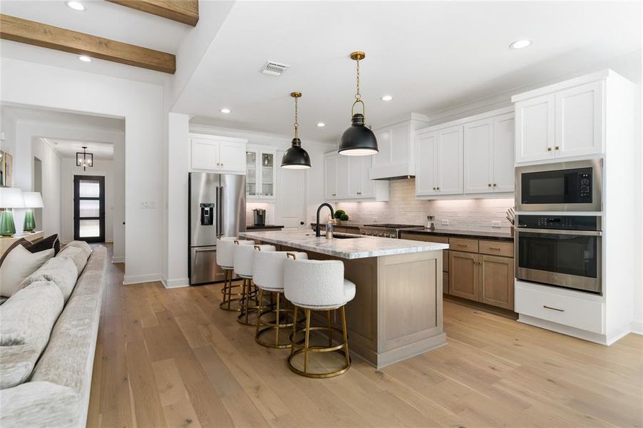 Furnished interior view inside a new home in , College Station (Image 5).