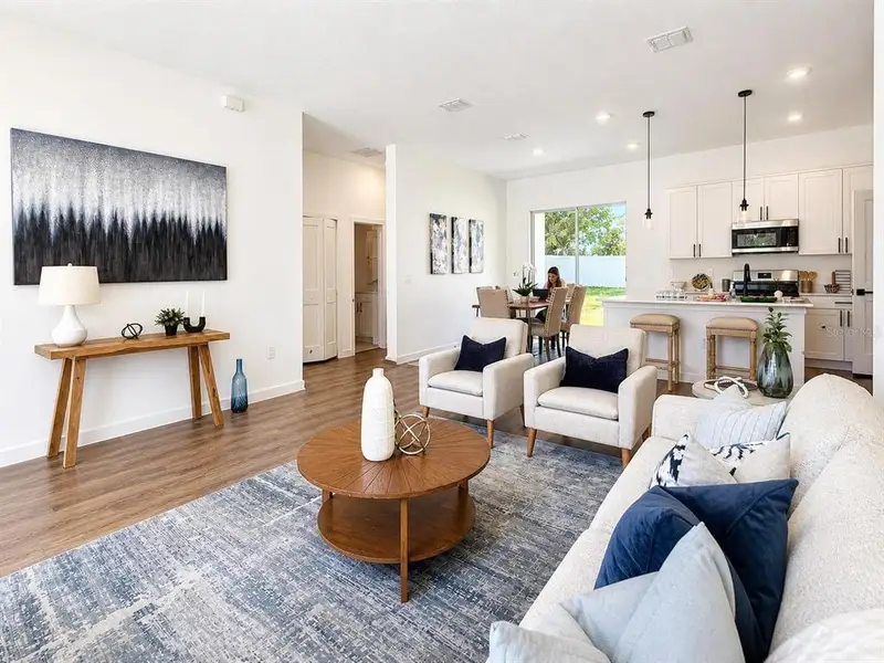 Furnished interior view inside a new home in , Citrus Springs (Image 9). Furnished interior view inside a new home in , Citrus Springs (Image 9).