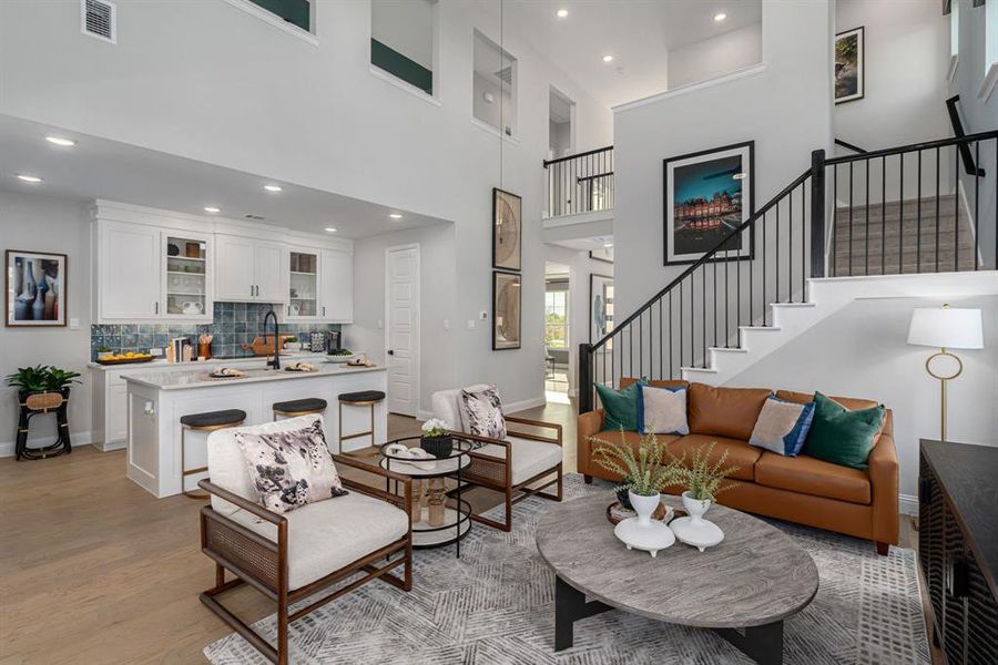 Furnished interior view inside a new home in , Rowlett (Image 2). Furnished interior view inside a new home in , Rowlett (Image 2).